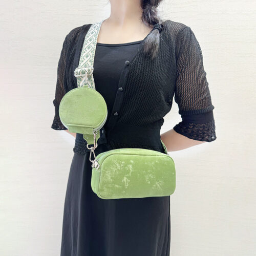 Candy Color Women’s Shoulder Messenger Bag Wide Shoulder Strap Mother Bag